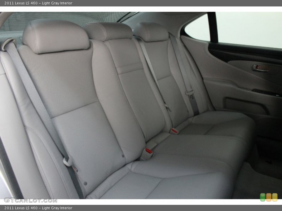 Light Gray Interior Rear Seat for the 2011 Lexus LS 460 #79744717