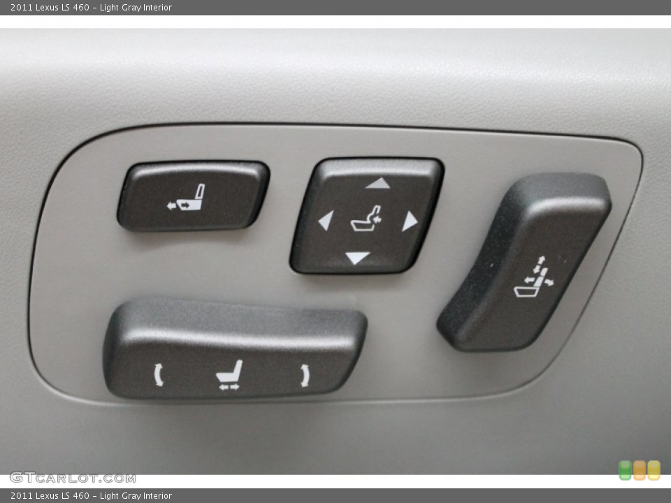 Light Gray Interior Controls for the 2011 Lexus LS 460 #79744740