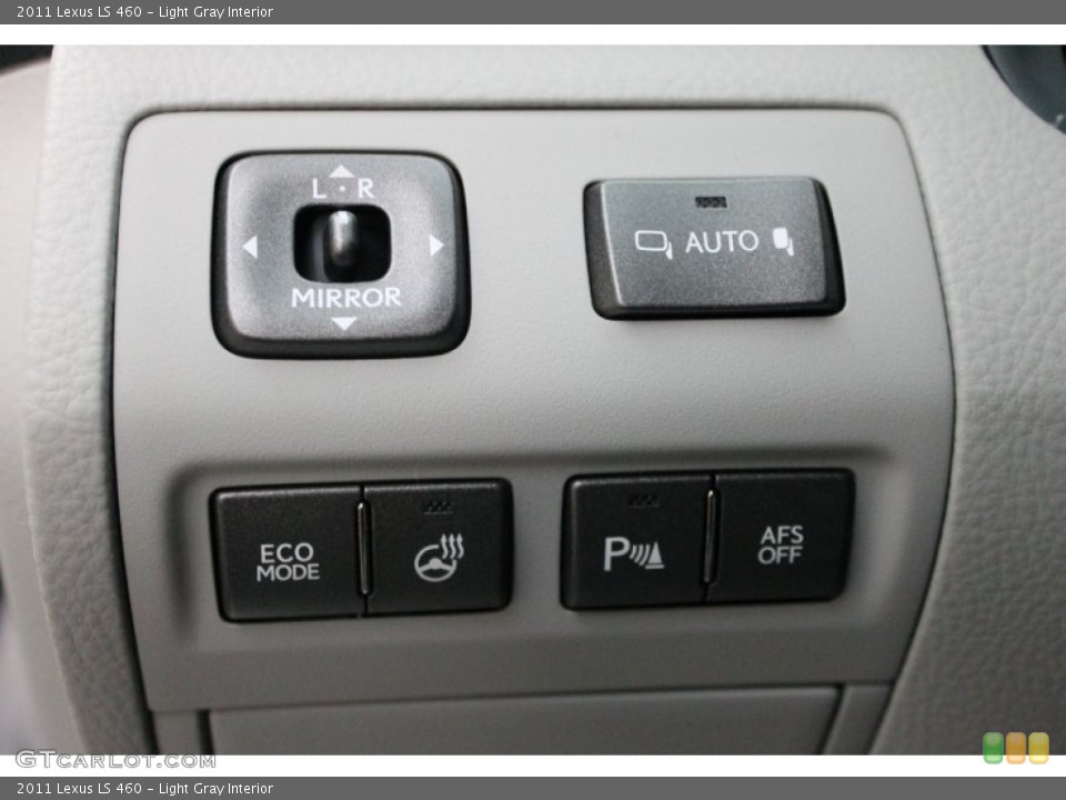 Light Gray Interior Controls for the 2011 Lexus LS 460 #79744766