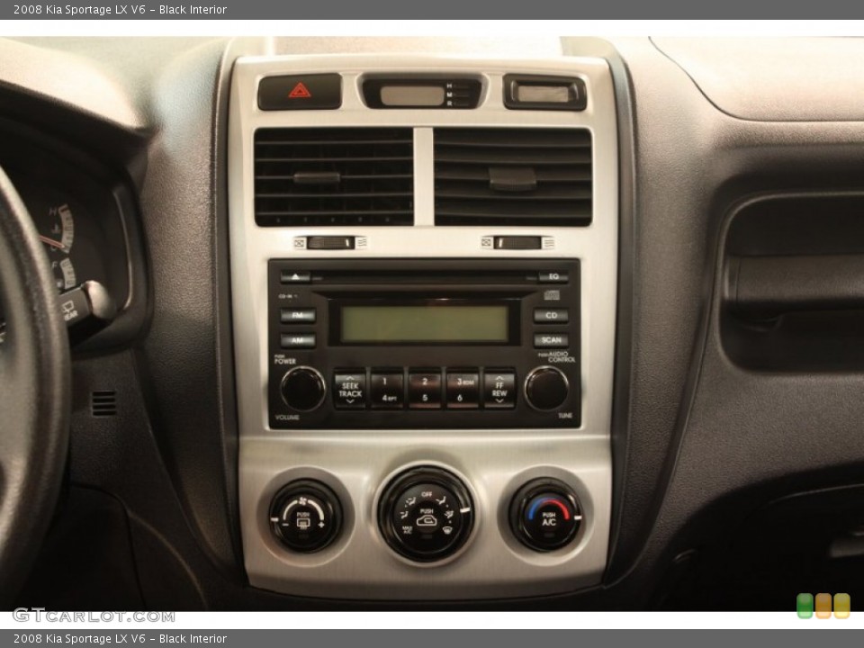 Black Interior Controls for the 2008 Kia Sportage LX V6 #79745055