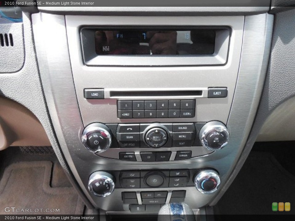 Medium Light Stone Interior Controls for the 2010 Ford Fusion SE #79745114