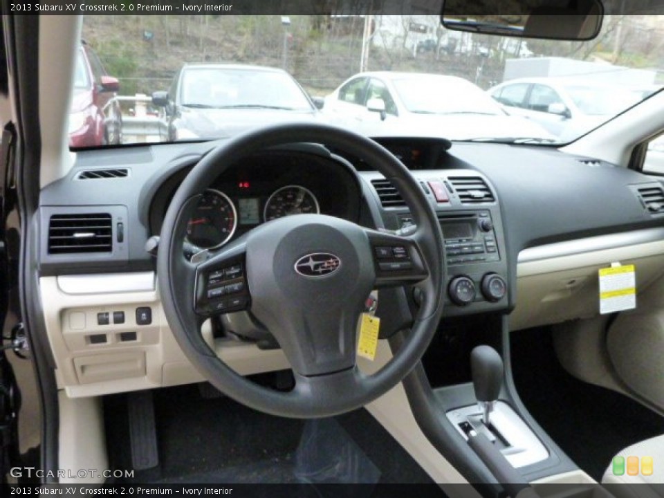 Ivory Interior Dashboard for the 2013 Subaru XV Crosstrek 2.0 Premium #79746081