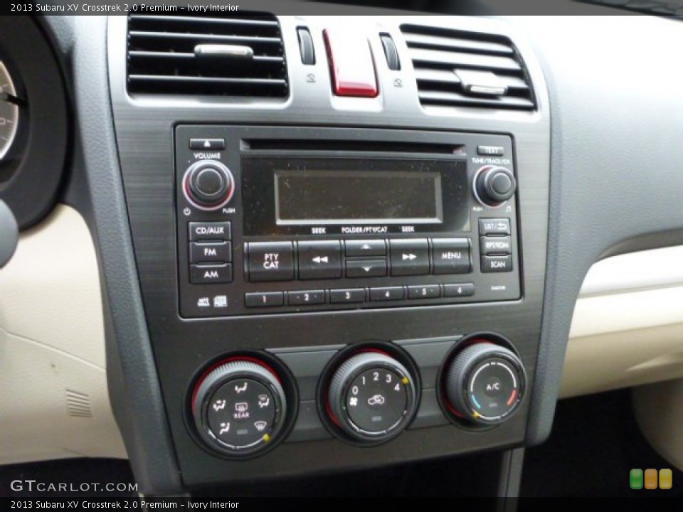 Ivory Interior Controls for the 2013 Subaru XV Crosstrek 2.0 Premium #79746238