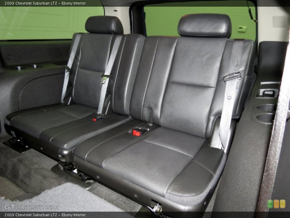 Ebony Interior Rear Seat for the 2009 Chevrolet Suburban LTZ #79746510