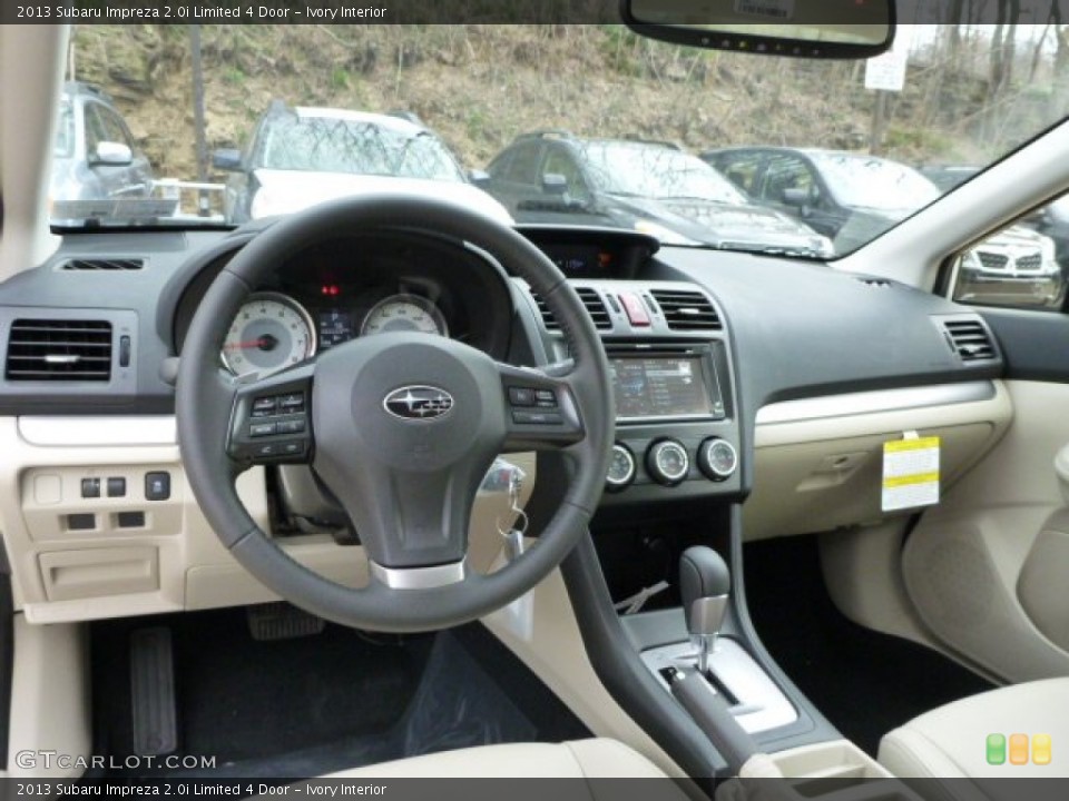 Ivory Interior Dashboard for the 2013 Subaru Impreza 2.0i Limited 4 Door #79746544