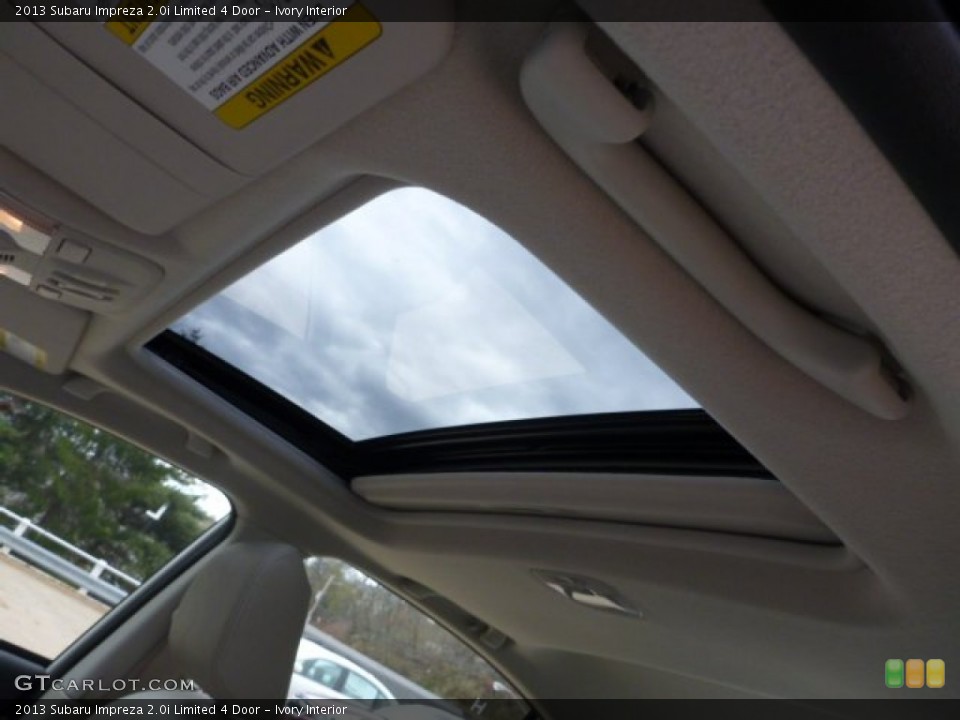 Ivory Interior Sunroof for the 2013 Subaru Impreza 2.0i Limited 4 Door #79746592