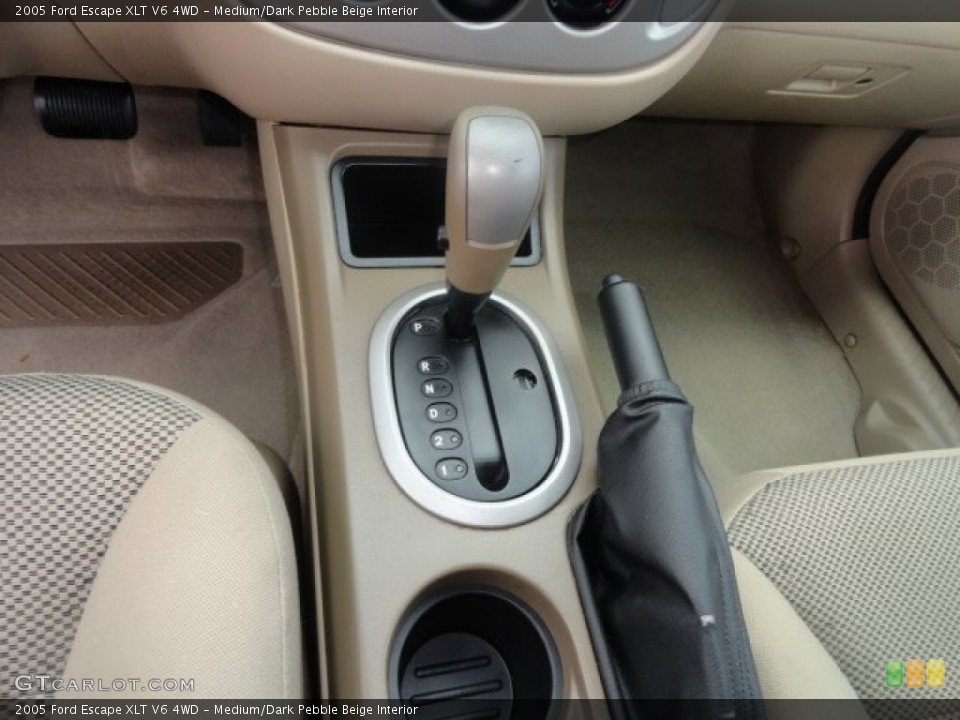 Medium/Dark Pebble Beige Interior Transmission for the 2005 Ford Escape XLT V6 4WD #79747772