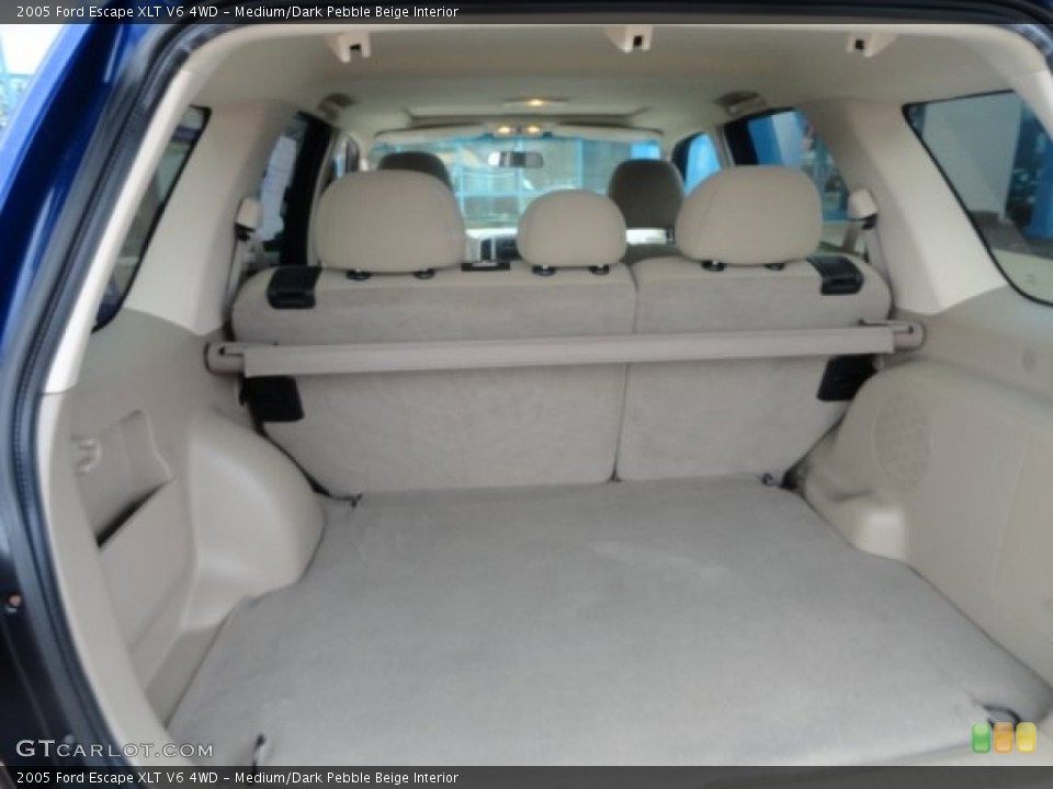 Medium/Dark Pebble Beige Interior Trunk for the 2005 Ford Escape XLT V6 4WD #79747871