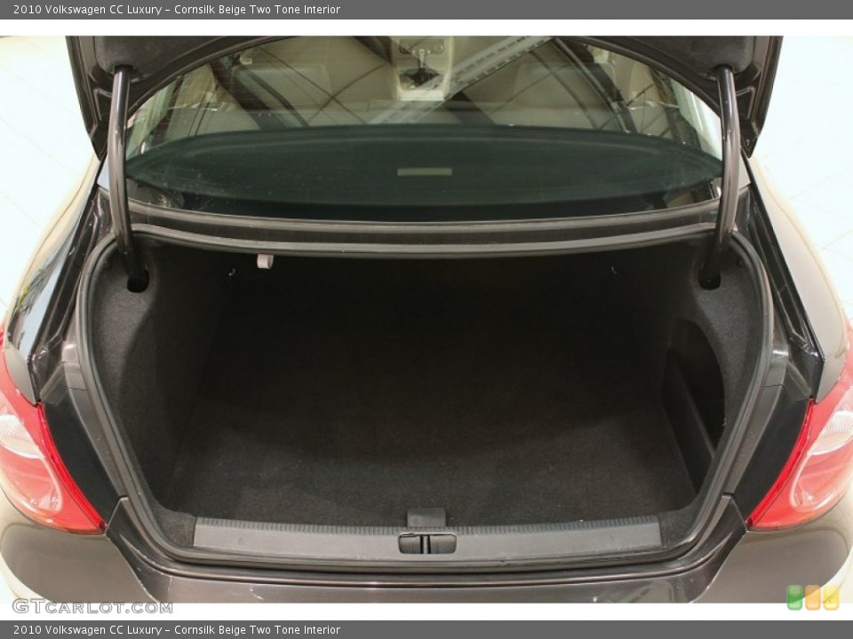 Cornsilk Beige Two Tone Interior Trunk for the 2010 Volkswagen CC Luxury #79749178