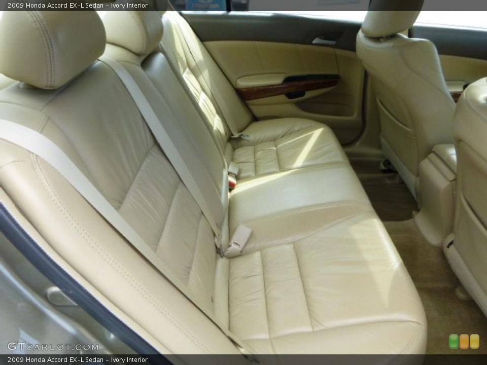 Ivory Interior Rear Seat for the 2009 Honda Accord EX-L Sedan #79749832