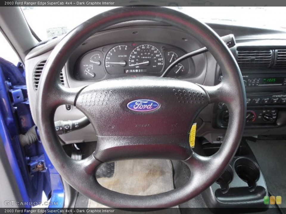 Dark Graphite Interior Steering Wheel for the 2003 Ford Ranger Edge SuperCab 4x4 #79750438