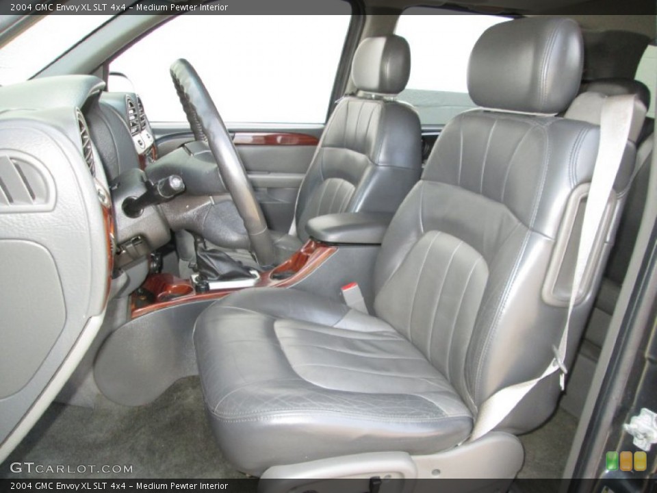 Medium Pewter Interior Front Seat for the 2004 GMC Envoy XL SLT 4x4 #79751264
