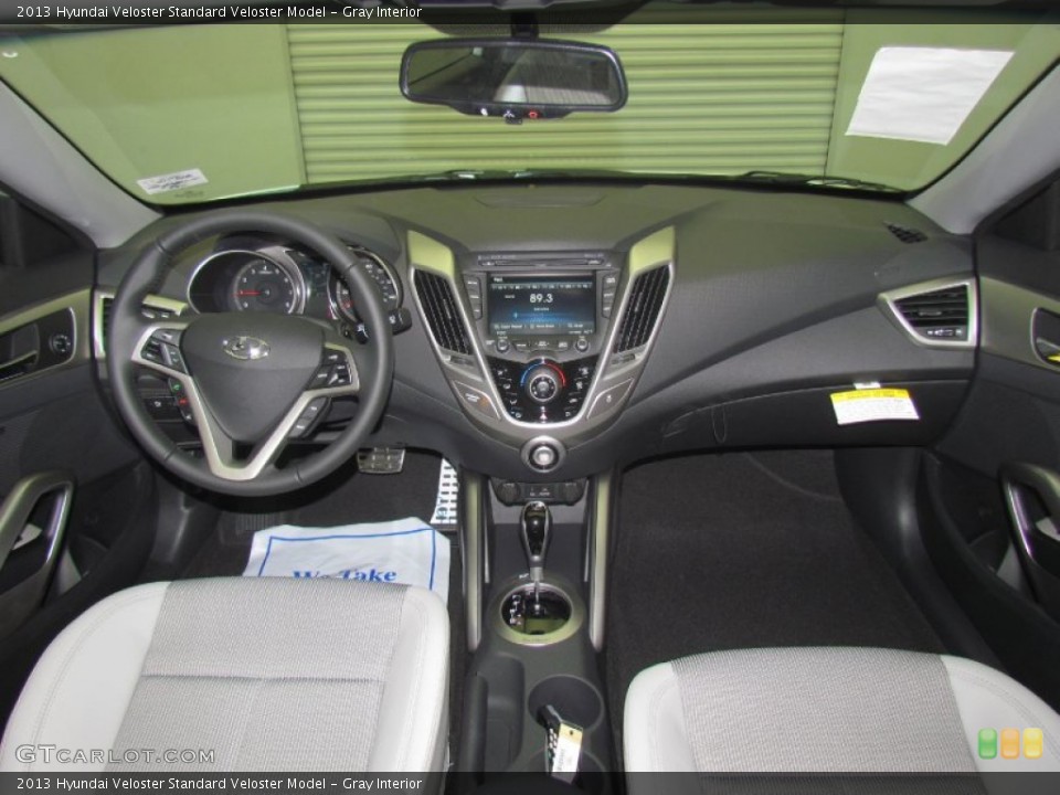 Gray Interior Dashboard for the 2013 Hyundai Veloster  #79752192