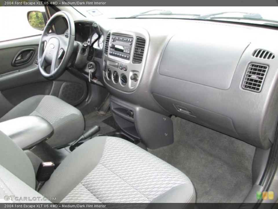 Medium/Dark Flint Interior Dashboard for the 2004 Ford Escape XLT V6 4WD #79752202