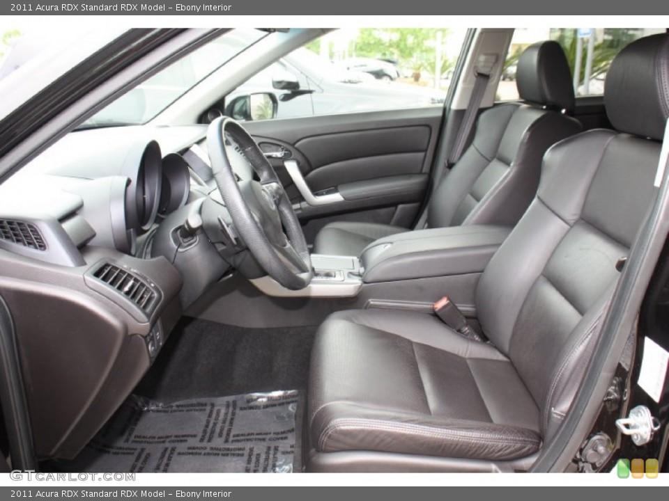 Ebony Interior Front Seat for the 2011 Acura RDX  #79752883