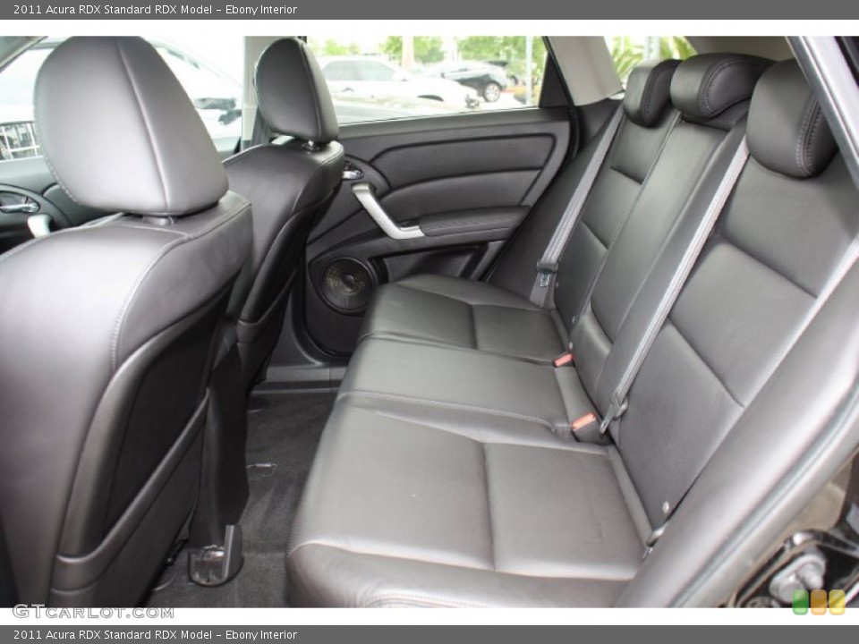 Ebony Interior Rear Seat for the 2011 Acura RDX  #79752927