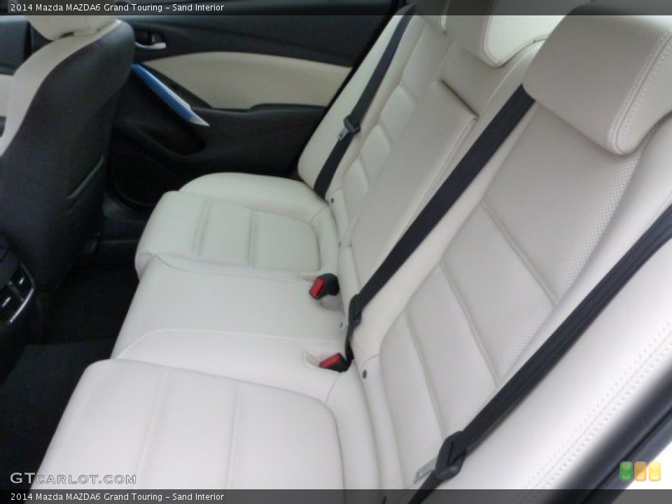 Sand Interior Rear Seat for the 2014 Mazda MAZDA6 Grand Touring #79752937