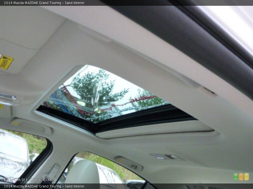 Sand Interior Sunroof for the 2014 Mazda MAZDA6 Grand Touring #79753023