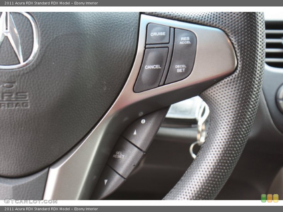 Ebony Interior Controls for the 2011 Acura RDX  #79753232
