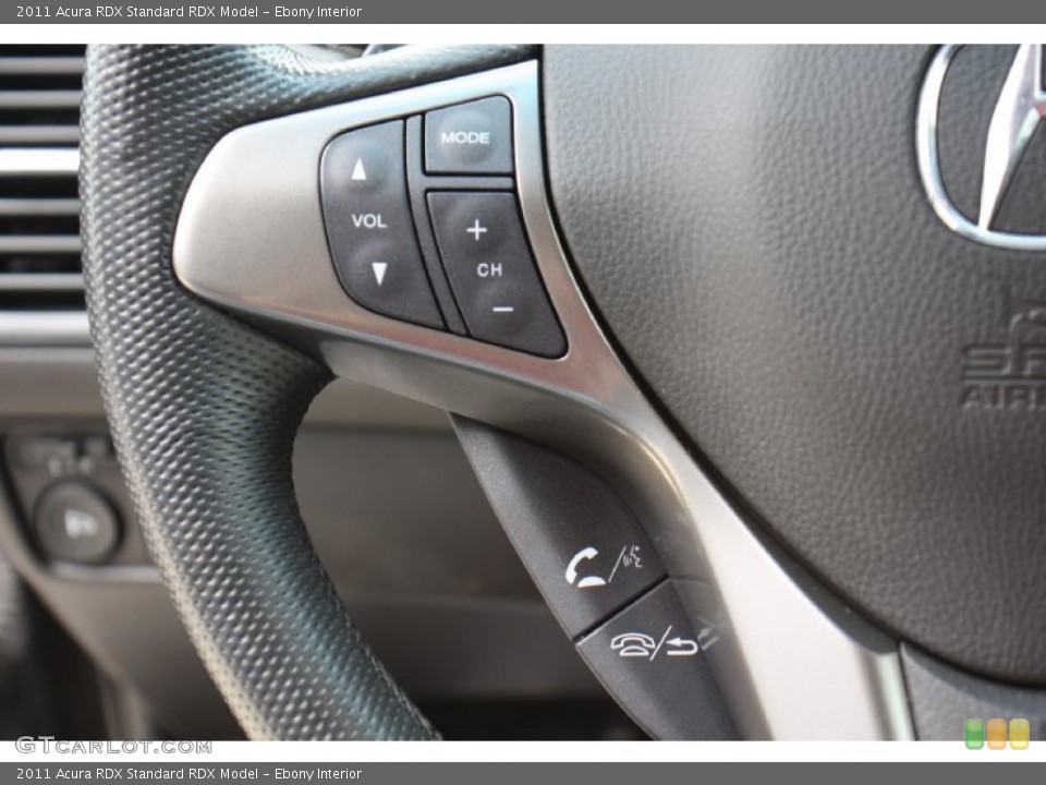 Ebony Interior Controls for the 2011 Acura RDX  #79753251