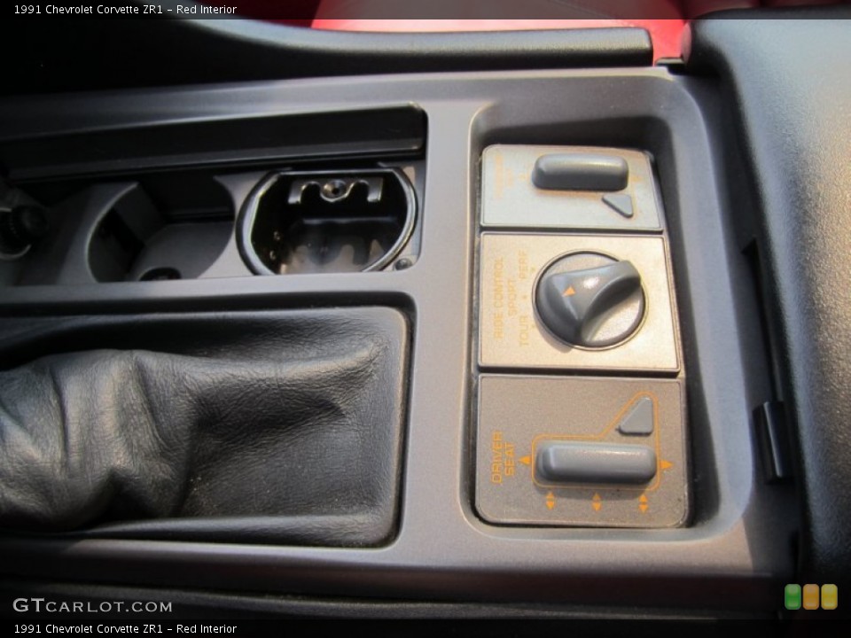 Red Interior Controls for the 1991 Chevrolet Corvette ZR1 #79757043