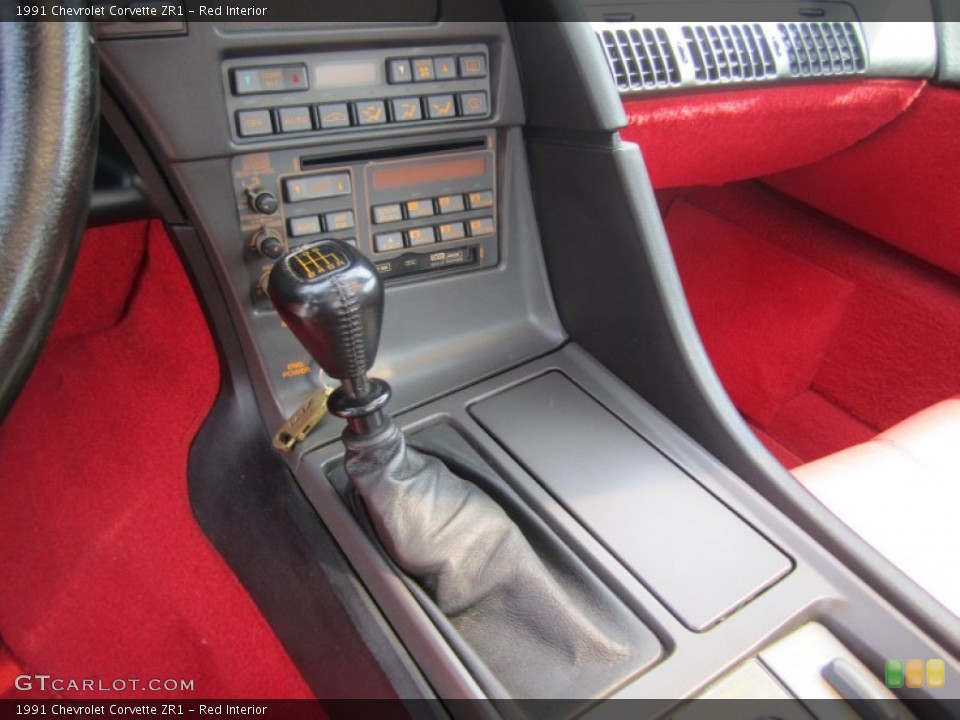 Red Interior Transmission for the 1991 Chevrolet Corvette ZR1 #79757252