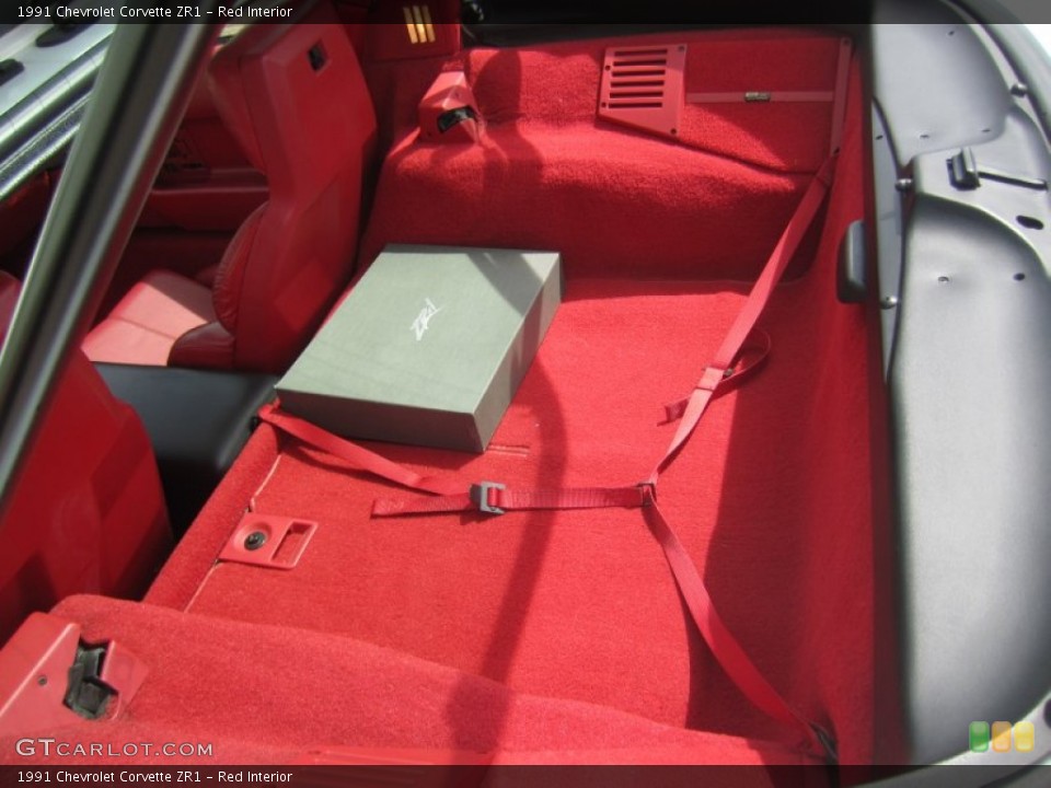 Red Interior Trunk for the 1991 Chevrolet Corvette ZR1 #79757299