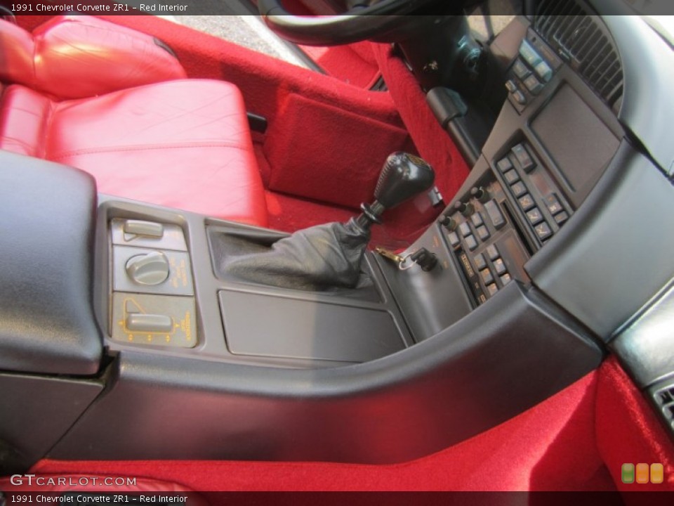Red Interior Transmission for the 1991 Chevrolet Corvette ZR1 #79757569