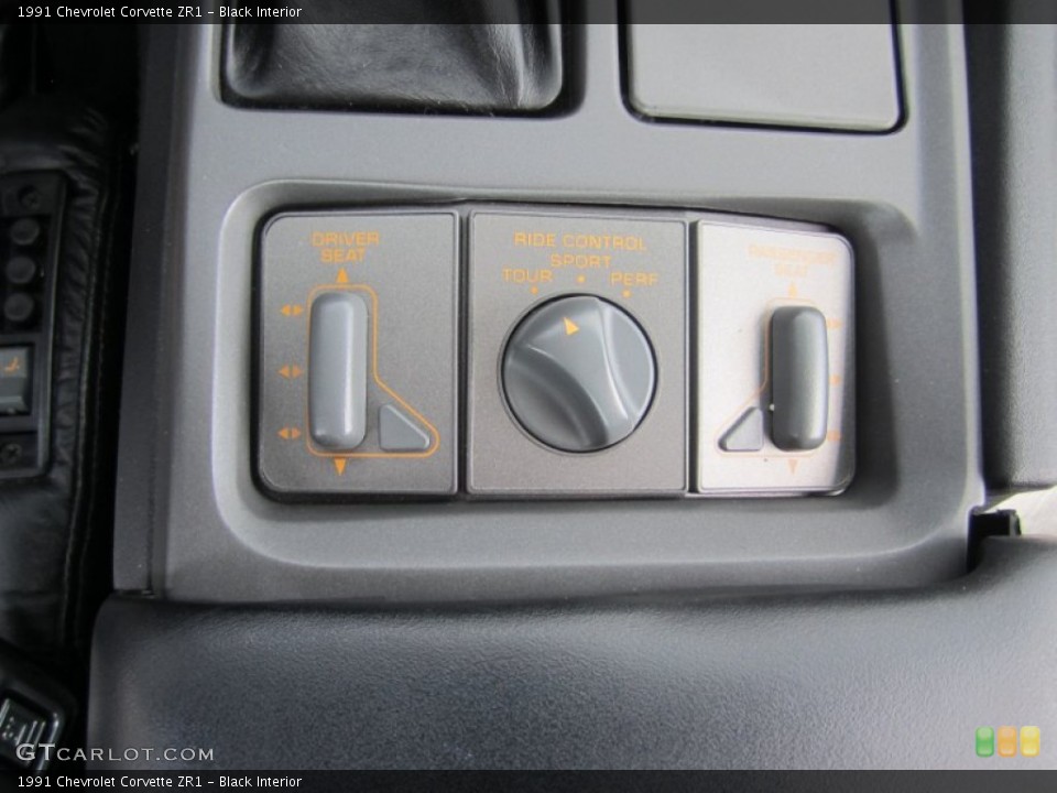 Black Interior Controls for the 1991 Chevrolet Corvette ZR1 #79759117