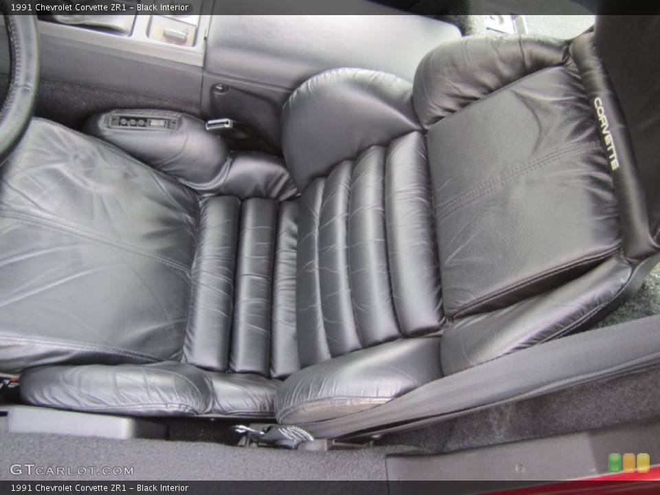 Black Interior Front Seat for the 1991 Chevrolet Corvette ZR1 #79759143