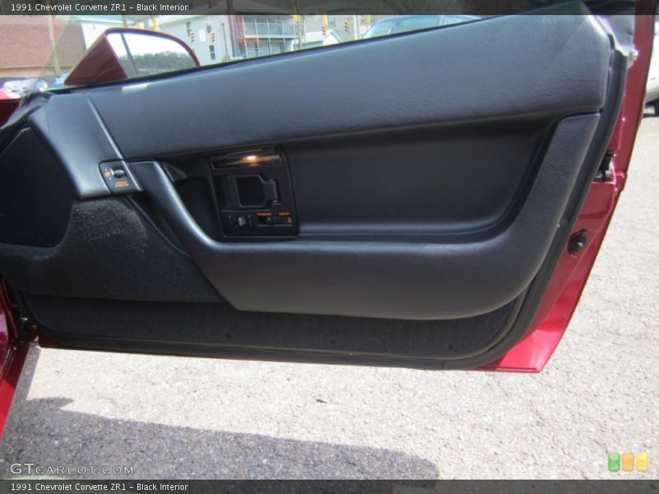 Black Interior Door Panel for the 1991 Chevrolet Corvette ZR1 #79759421