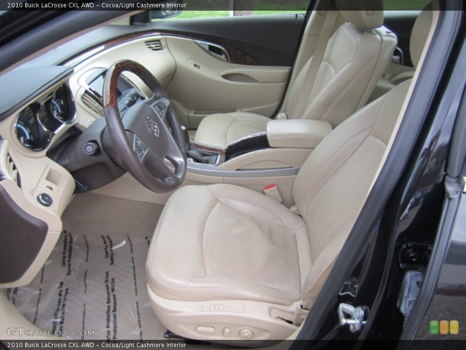 Cocoa/Light Cashmere Interior Photo for the 2010 Buick LaCrosse CXL AWD #79760856