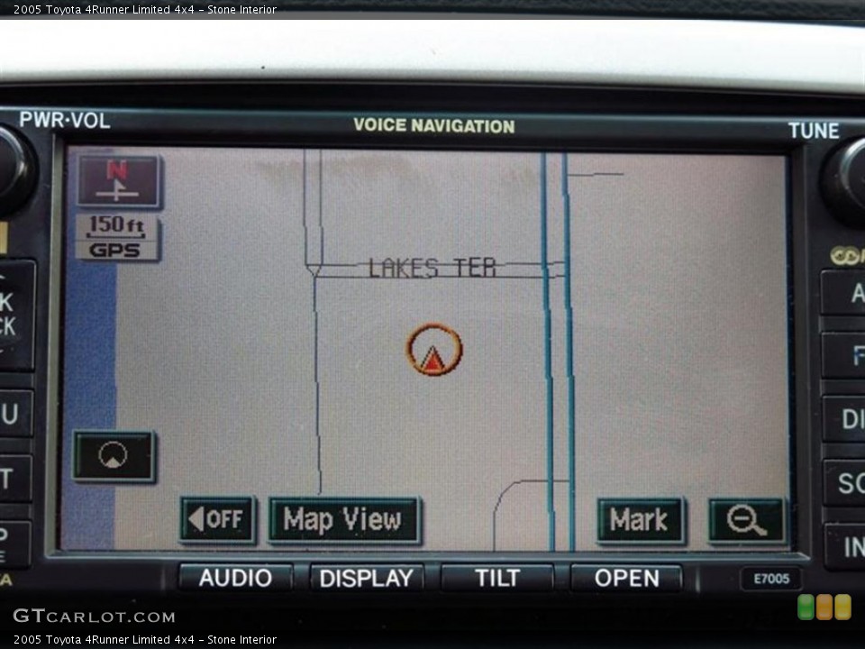Stone Interior Navigation for the 2005 Toyota 4Runner Limited 4x4 #79761049
