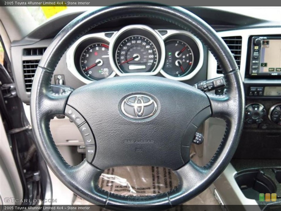 Stone Interior Steering Wheel for the 2005 Toyota 4Runner Limited 4x4 #79761226