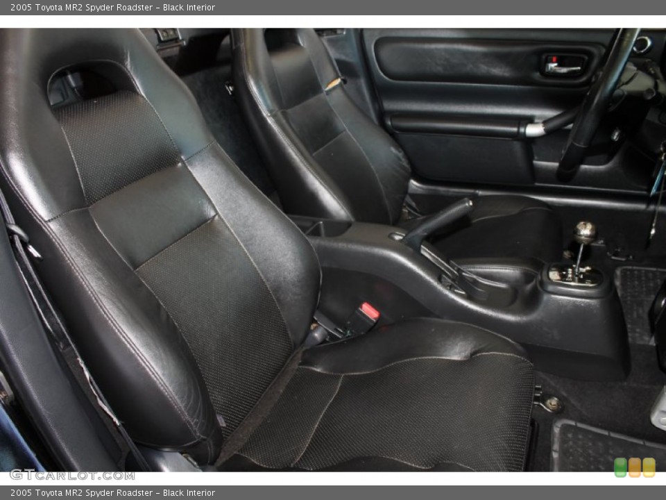 Black Interior Photo for the 2005 Toyota MR2 Spyder Roadster #79761472