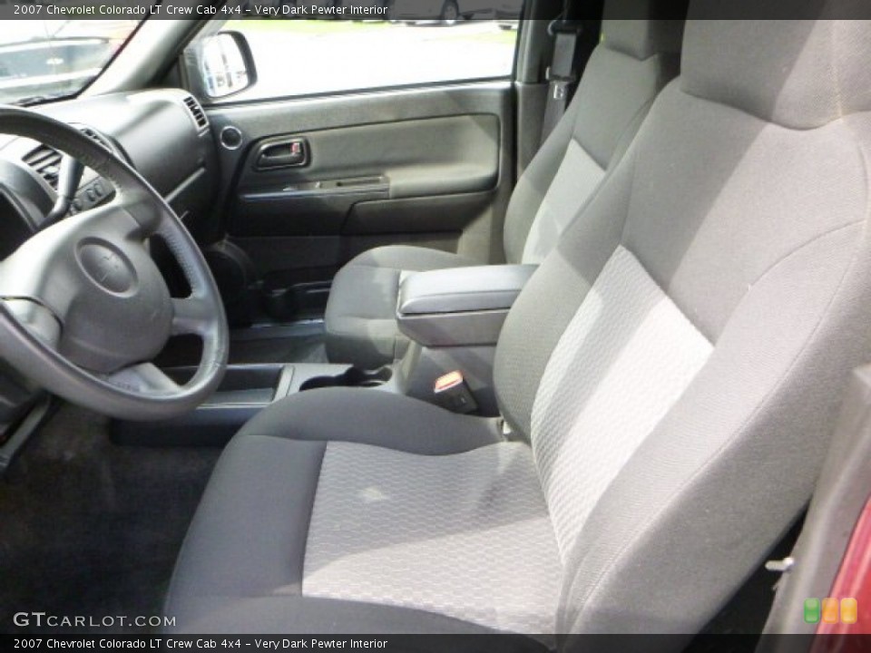 Very Dark Pewter Interior Front Seat for the 2007 Chevrolet Colorado LT Crew Cab 4x4 #79761762