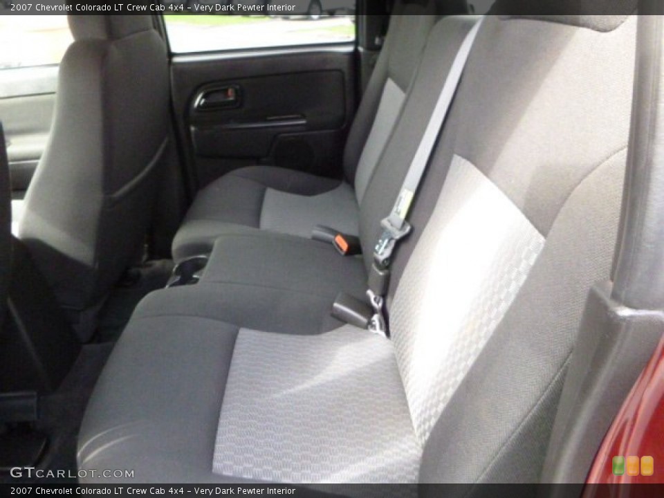 Very Dark Pewter Interior Rear Seat for the 2007 Chevrolet Colorado LT Crew Cab 4x4 #79761780