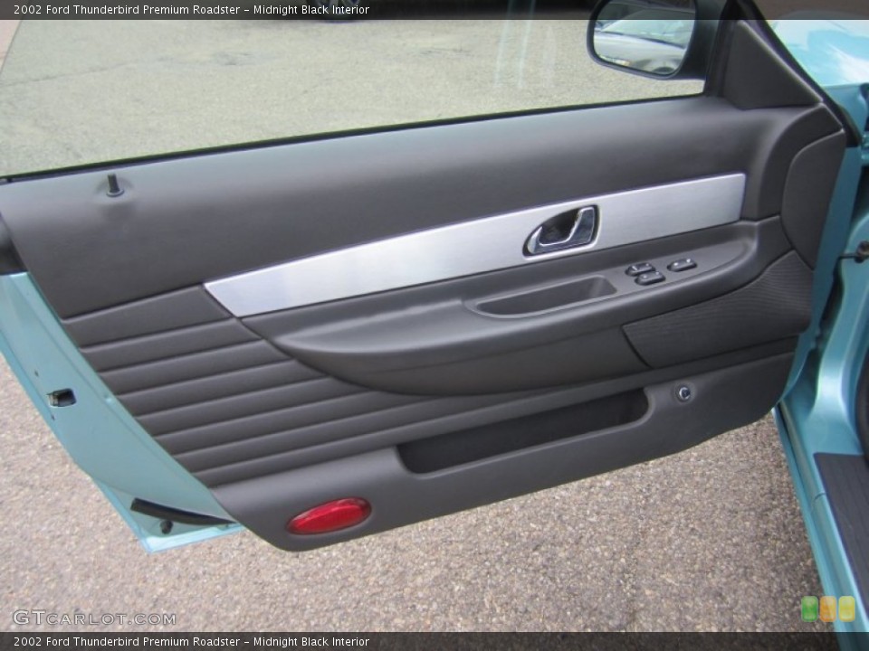 Midnight Black Interior Door Panel for the 2002 Ford Thunderbird Premium Roadster #79761847