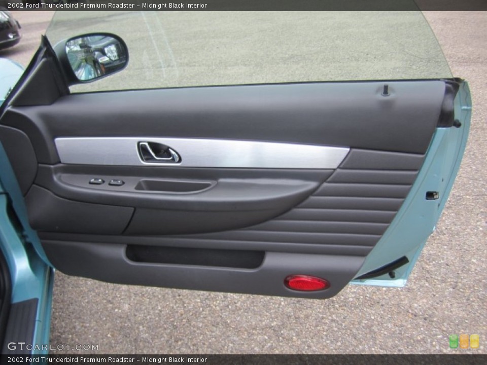 Midnight Black Interior Door Panel for the 2002 Ford Thunderbird Premium Roadster #79761912