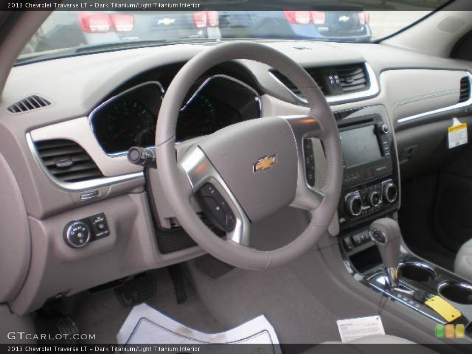 Dark Titanium/Light Titanium Interior Dashboard for the 2013 Chevrolet Traverse LT #79762482