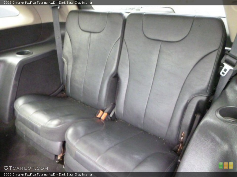 Dark Slate Gray Interior Rear Seat for the 2006 Chrysler Pacifica Touring AWD #79762519