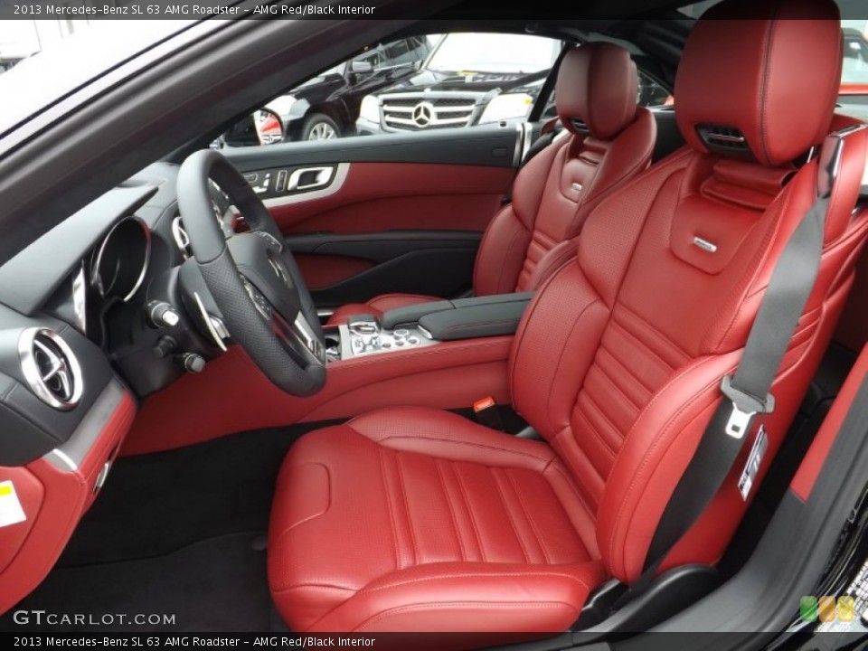 AMG Red/Black Interior Photo for the 2013 Mercedes-Benz SL 63 AMG Roadster #79762614