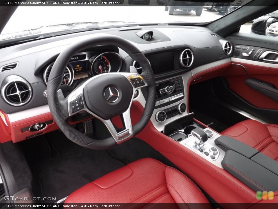 AMG Red/Black 2013 Mercedes-Benz SL Interiors