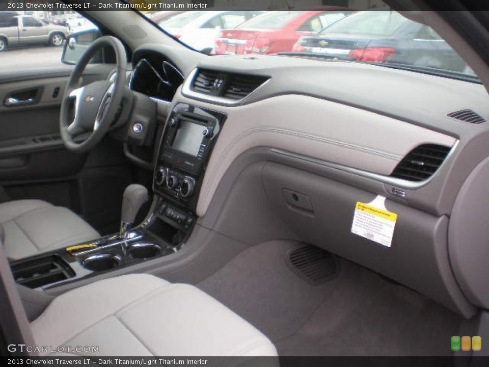 Dark Titanium/Light Titanium Interior Dashboard for the 2013 Chevrolet Traverse LT #79762704