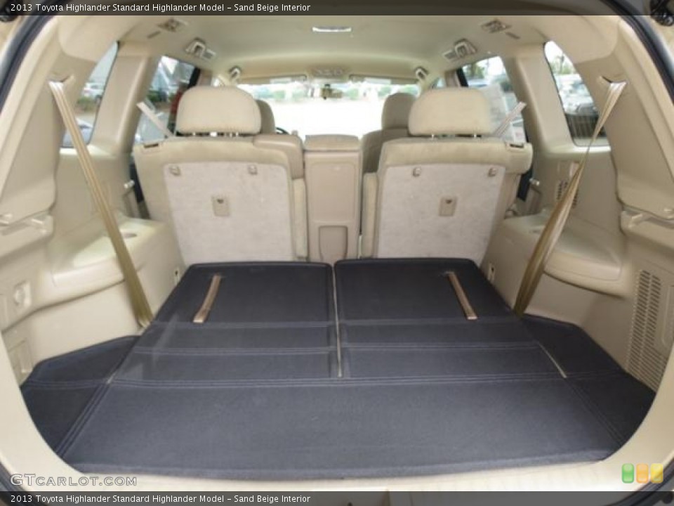 Sand Beige Interior Trunk for the 2013 Toyota Highlander  #79766276