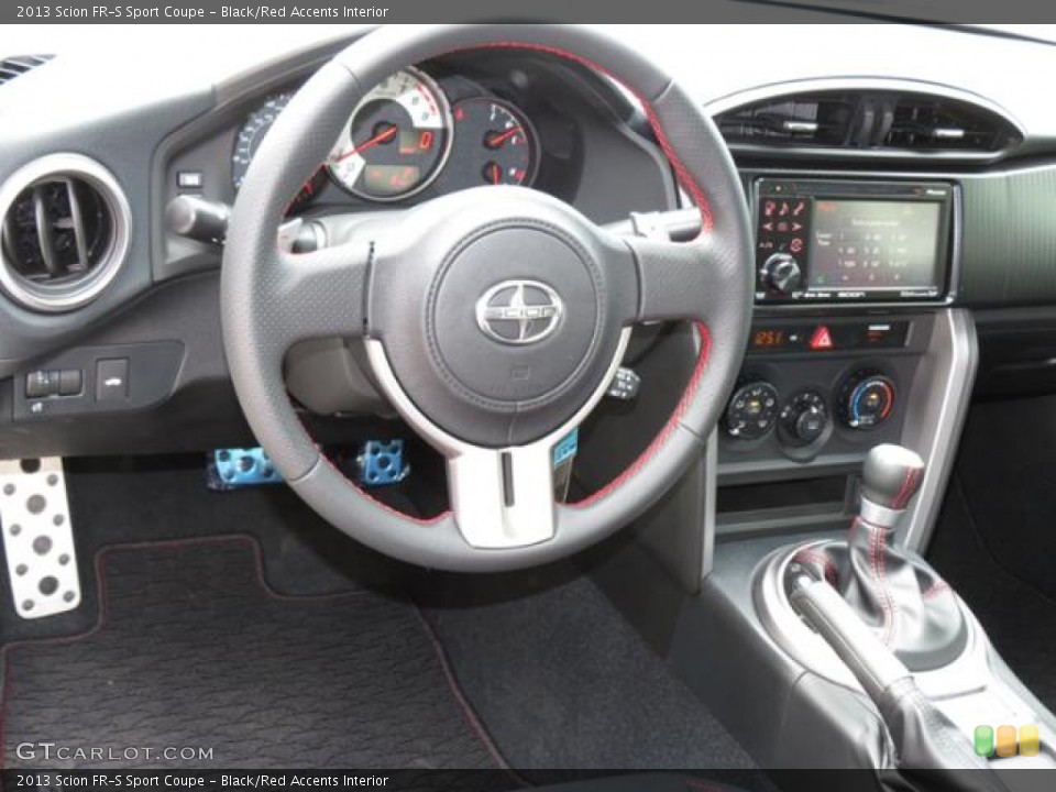 Black/Red Accents Interior Dashboard for the 2013 Scion FR-S Sport Coupe #79767346