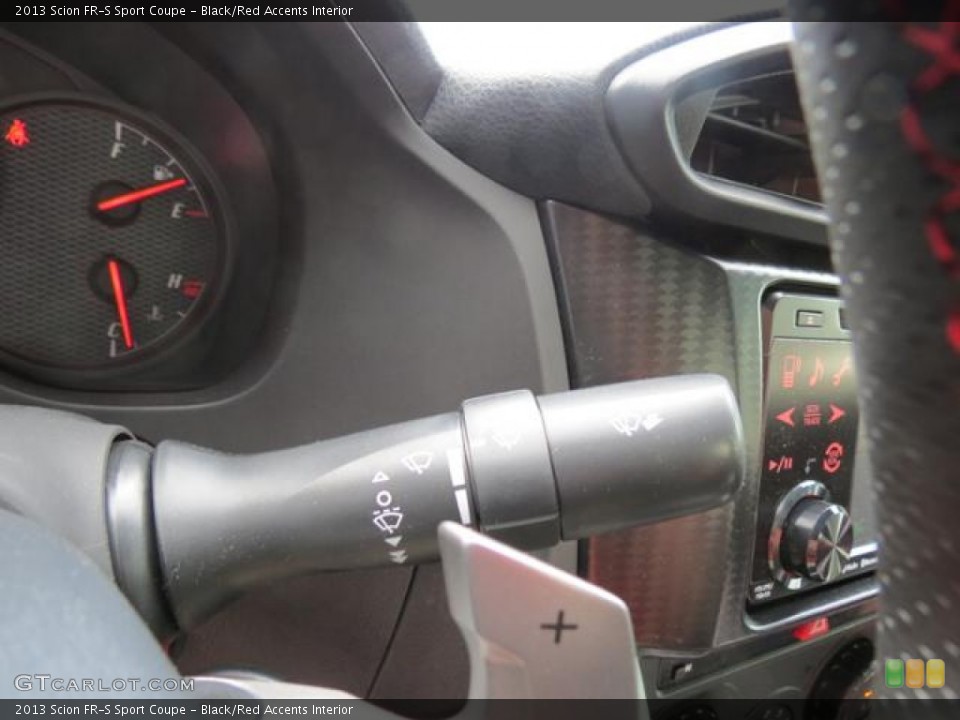 Black/Red Accents Interior Controls for the 2013 Scion FR-S Sport Coupe #79767558