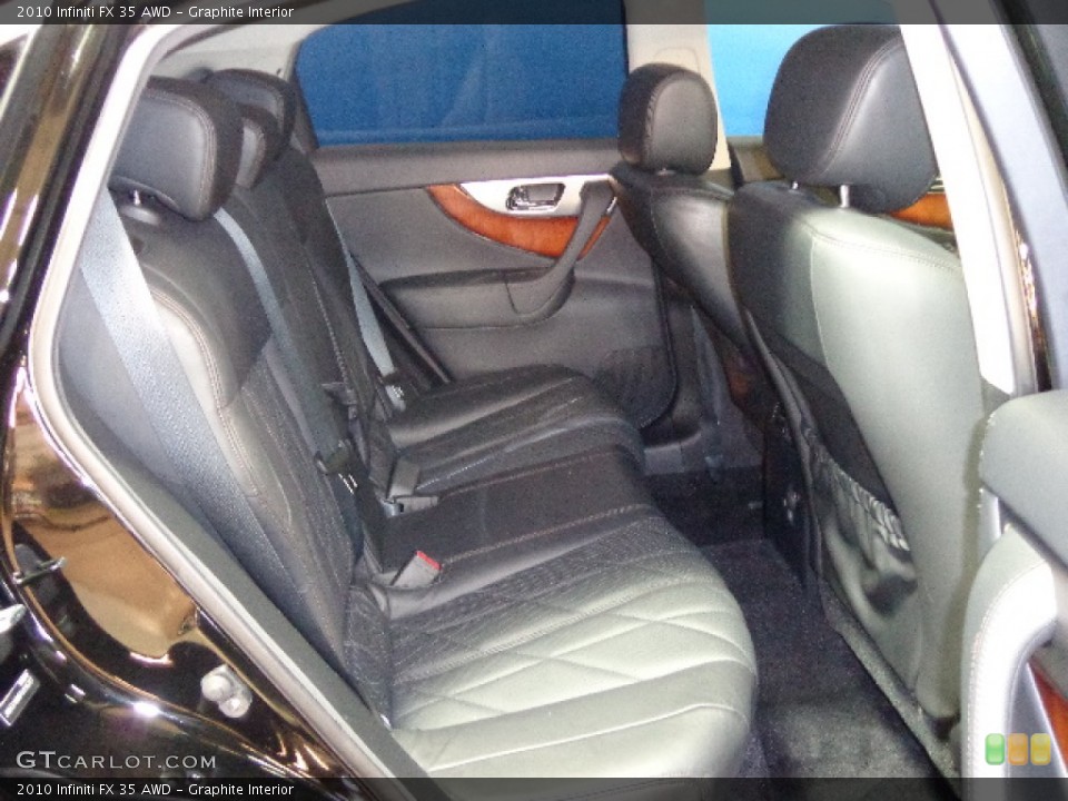 Graphite Interior Rear Seat for the 2010 Infiniti FX 35 AWD #79768234