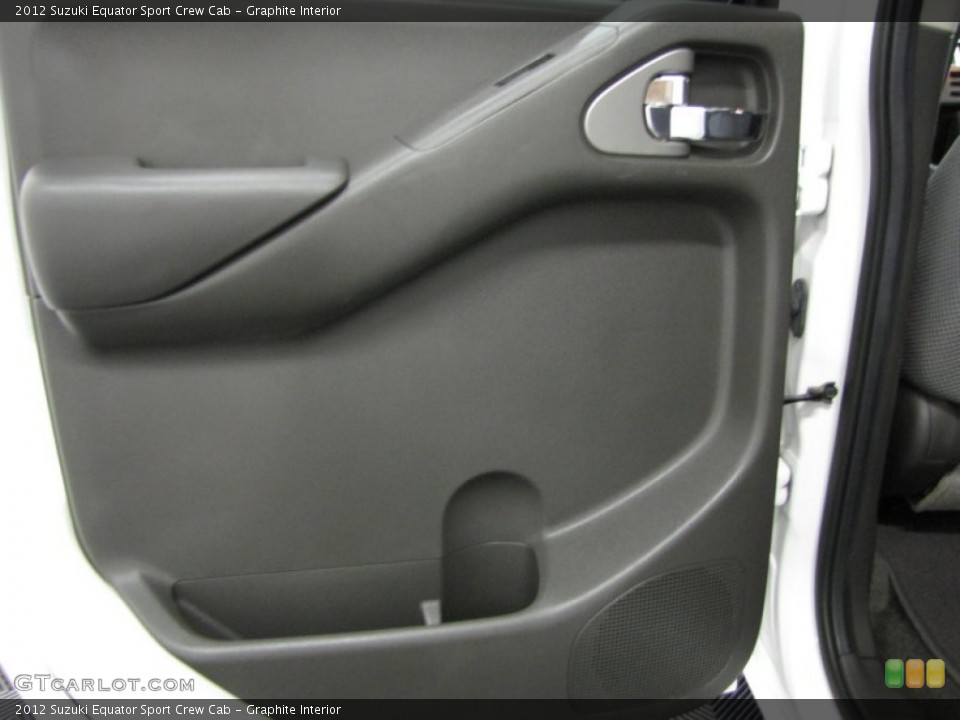 Graphite Interior Door Panel for the 2012 Suzuki Equator Sport Crew Cab #79768555