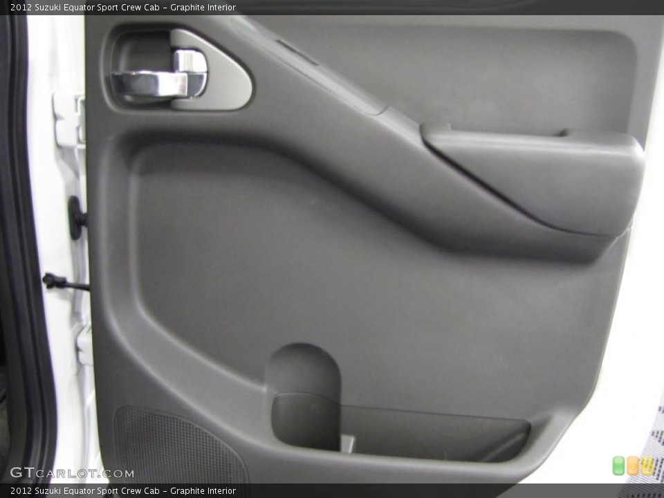 Graphite Interior Door Panel for the 2012 Suzuki Equator Sport Crew Cab #79768577